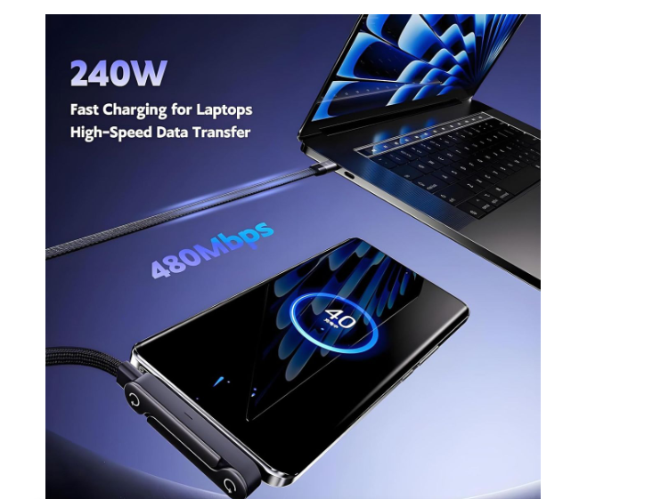 Tecklumo ChargeStand™ Fast Charging Cable